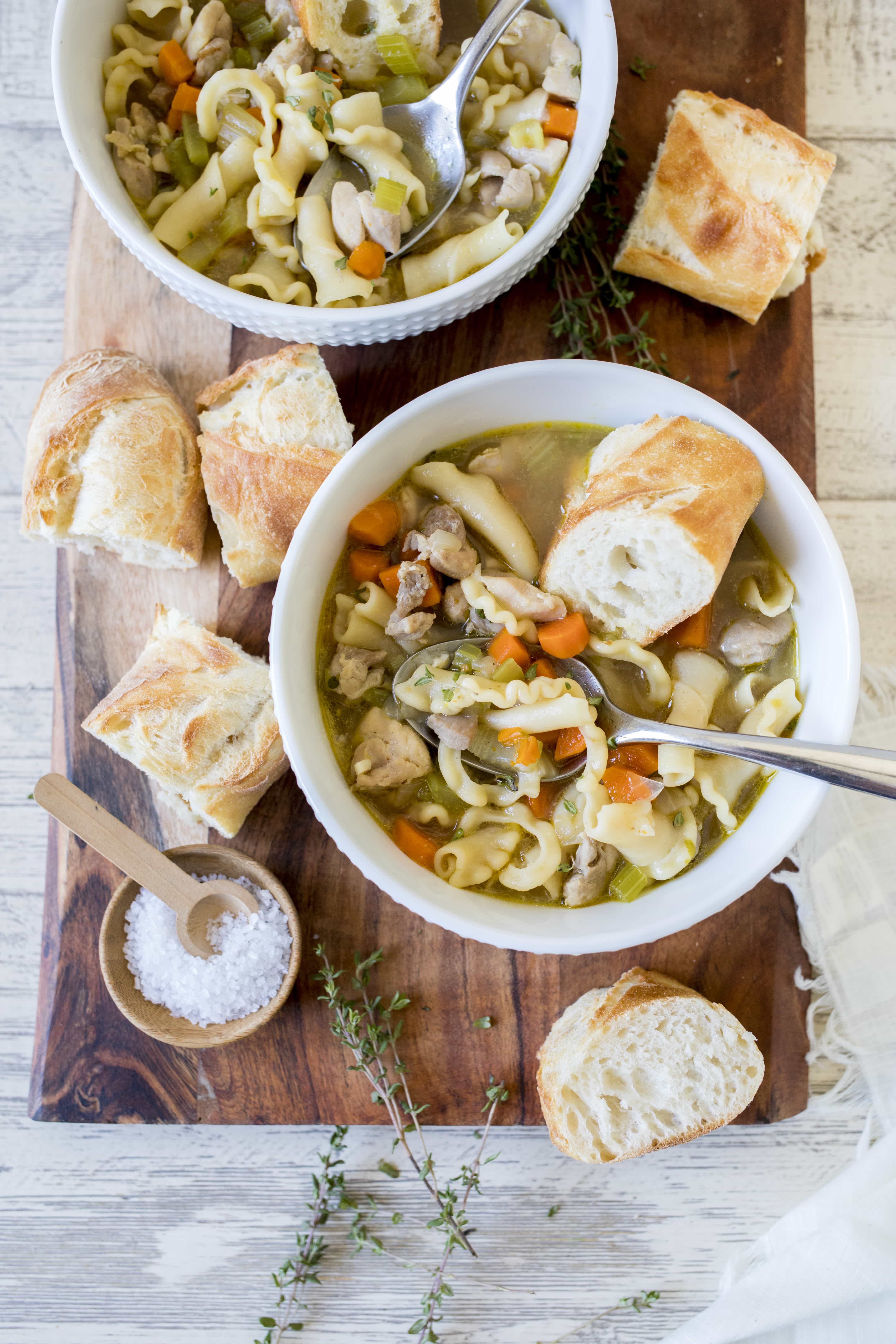 Big Batch Chunky Chicken Noodle Soup