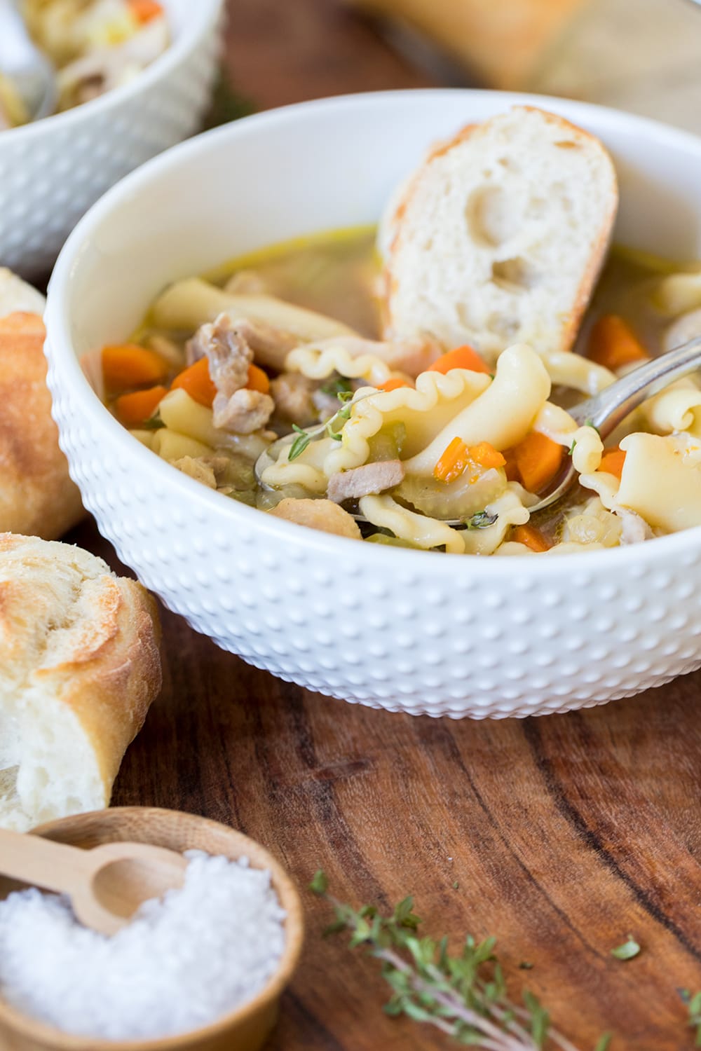 Big Batch Chunky Chicken Noodle Soup