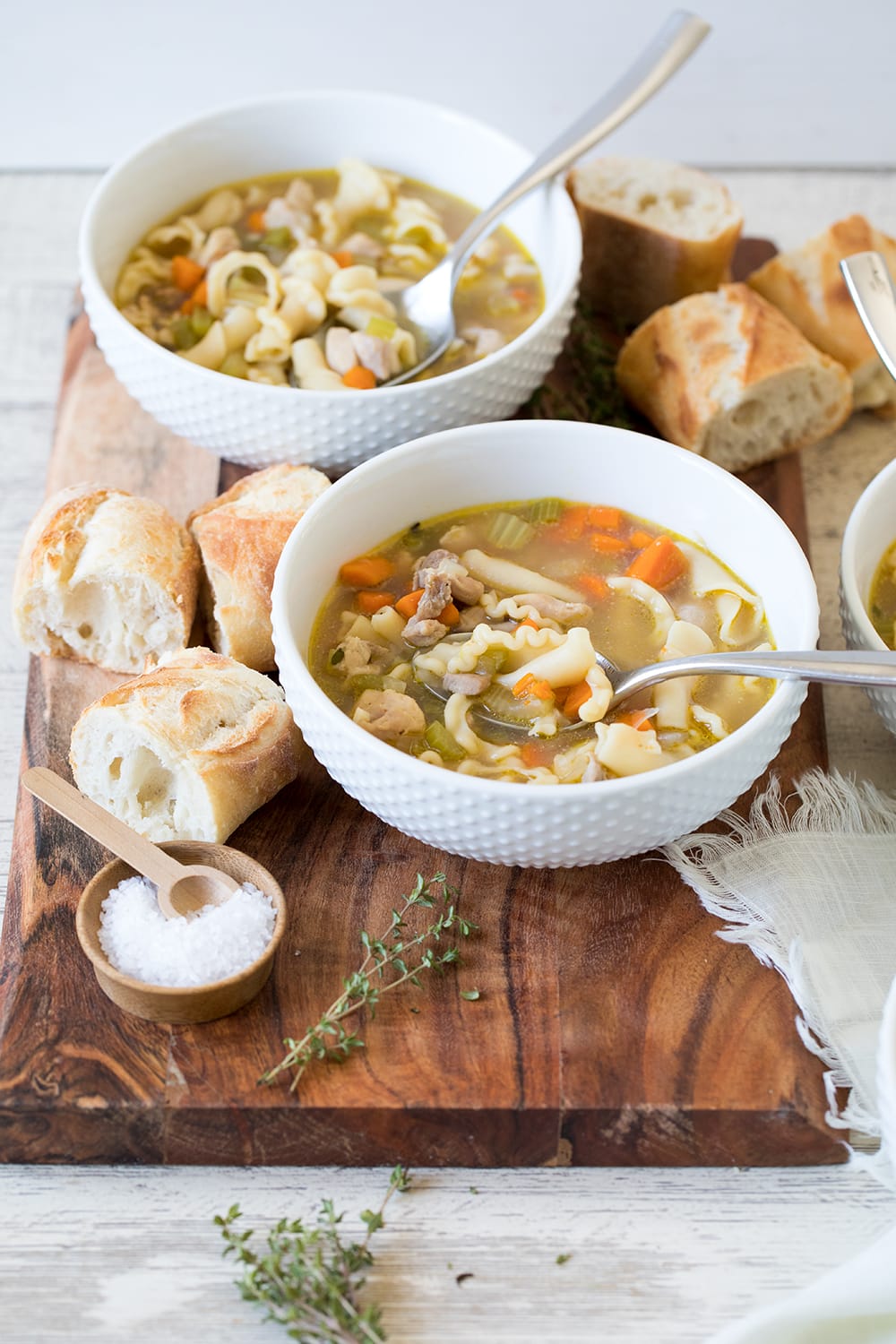 Big Batch Chunky Chicken Noodle Soup