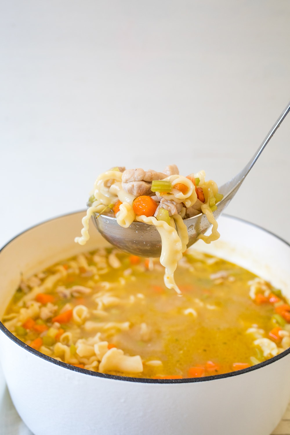 Big Batch Chunky Chicken Noodle Soup