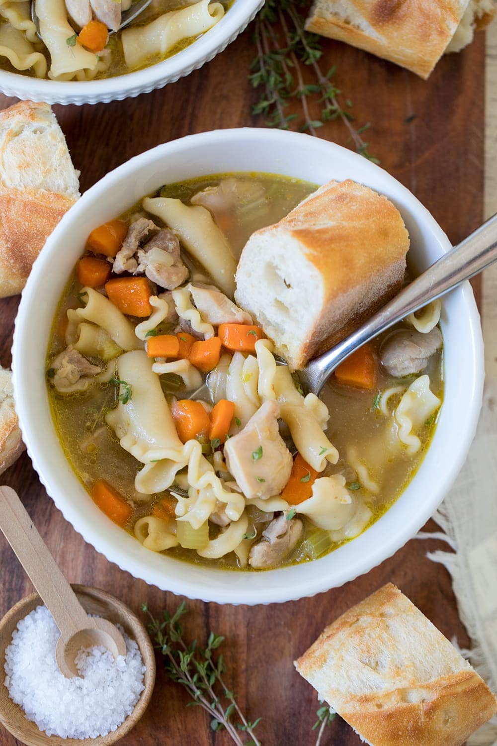 Big Batch Chunky Chicken Noodle Soup