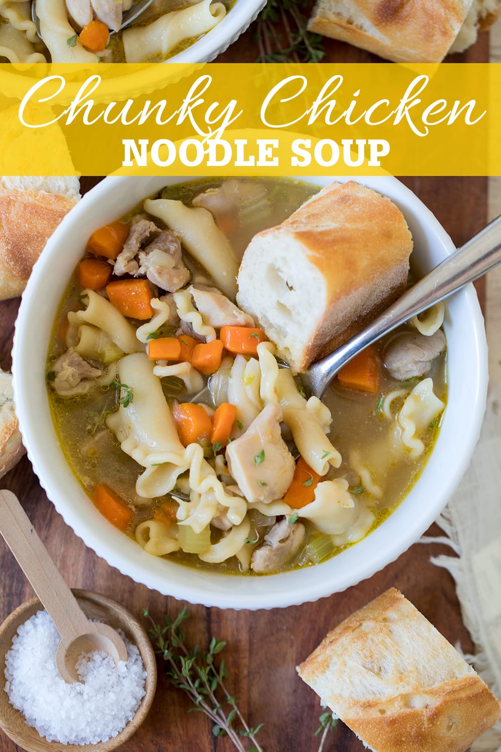 Big Batch Chunky Chicken Noodle Soup