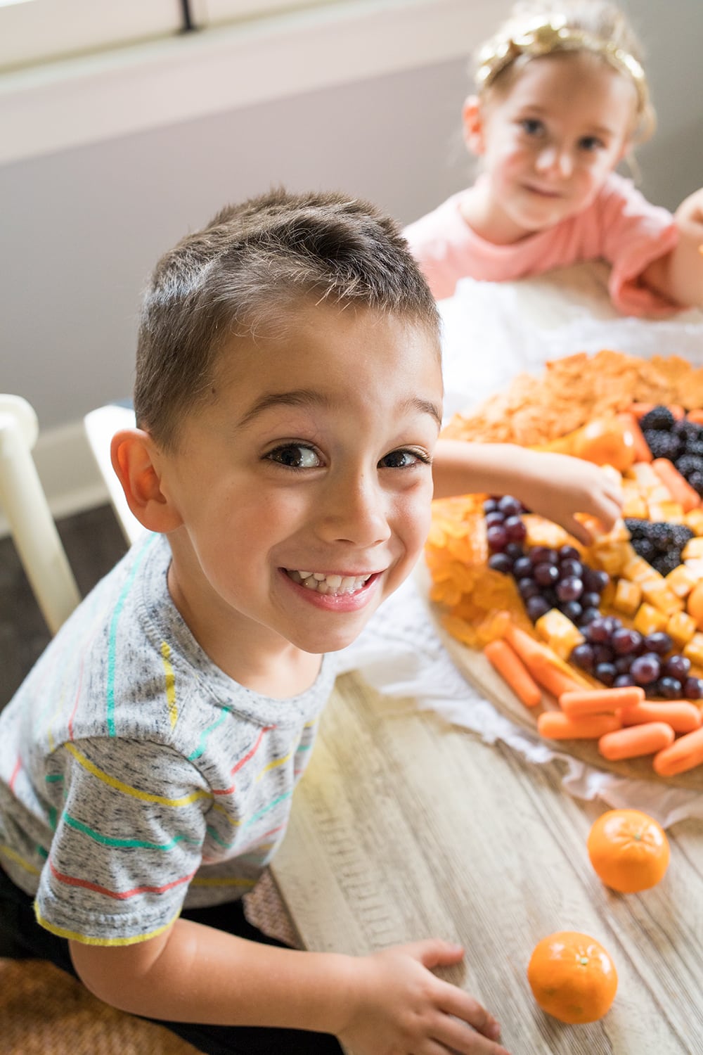 Jack O Lantern Snack Board