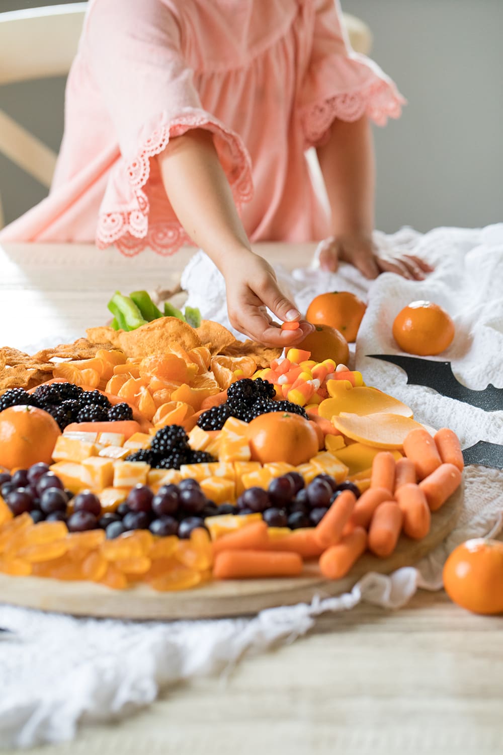 Jack O Lantern Snack Board