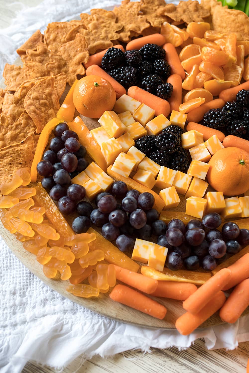 Jack O Lantern Snack Board