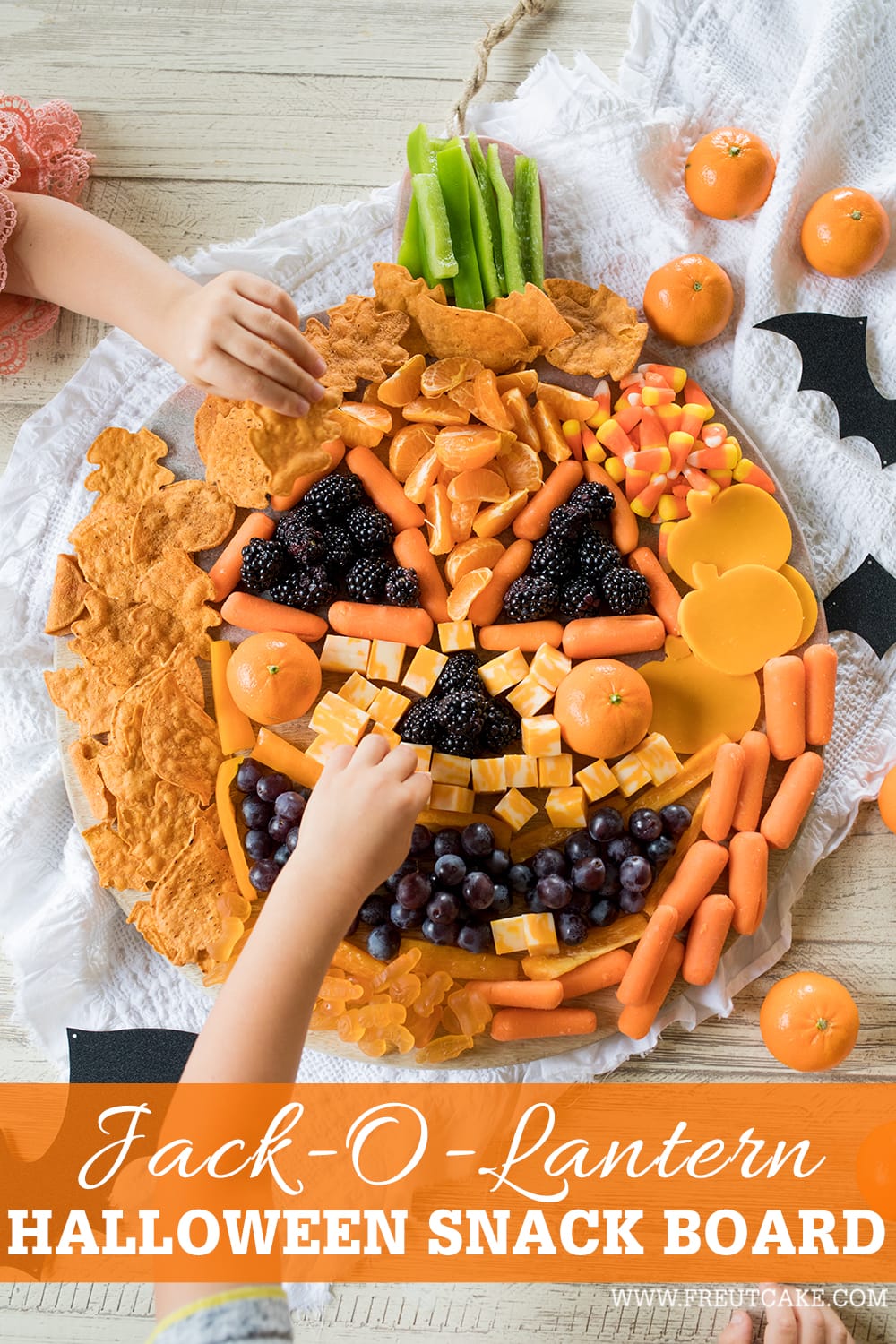 Jack o Lantern Snack Board