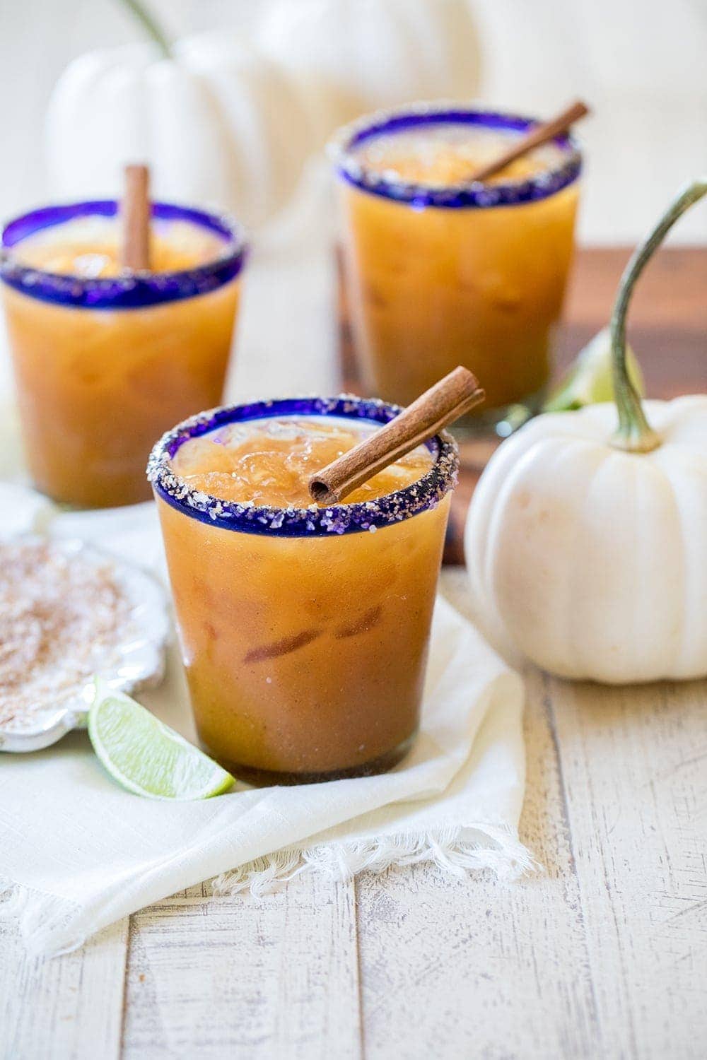 Pumpkin Spice Margaritas