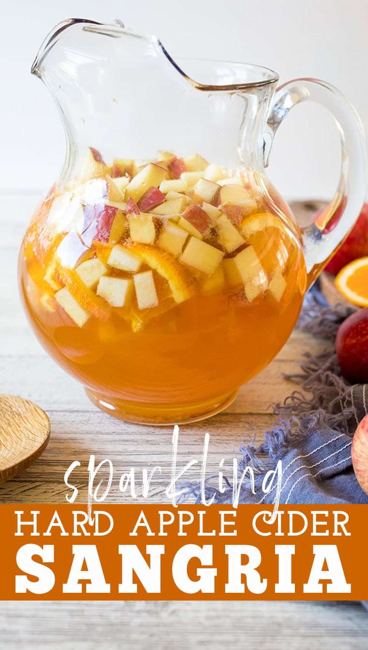 Sparkling Fall Hard Apple Cider Sangria • Freutcake