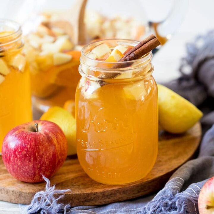 Sparkling Fall Hard Apple Cider Sangria