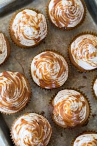 Apple Cider Cupcakes with Cider Buttercream Frosting