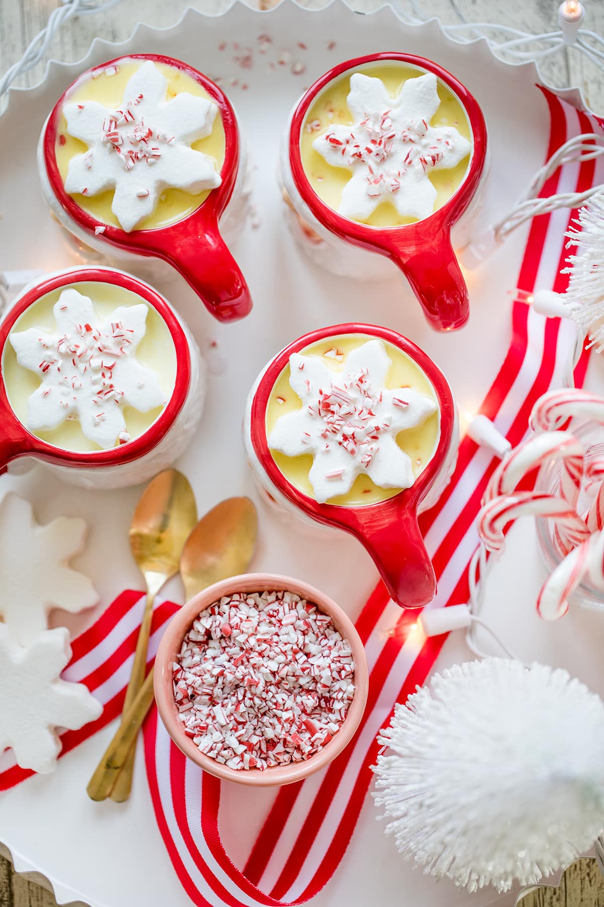 Peppermint White Hot Chocolate