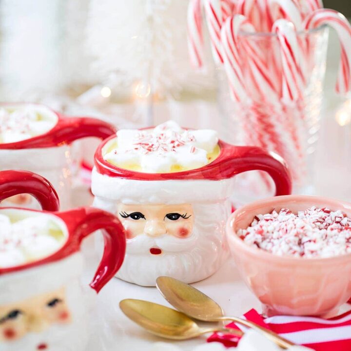 Peppermint White Hot Chocolate