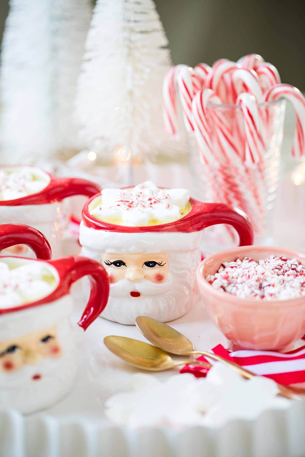 Peppermint White Hot Chocolate