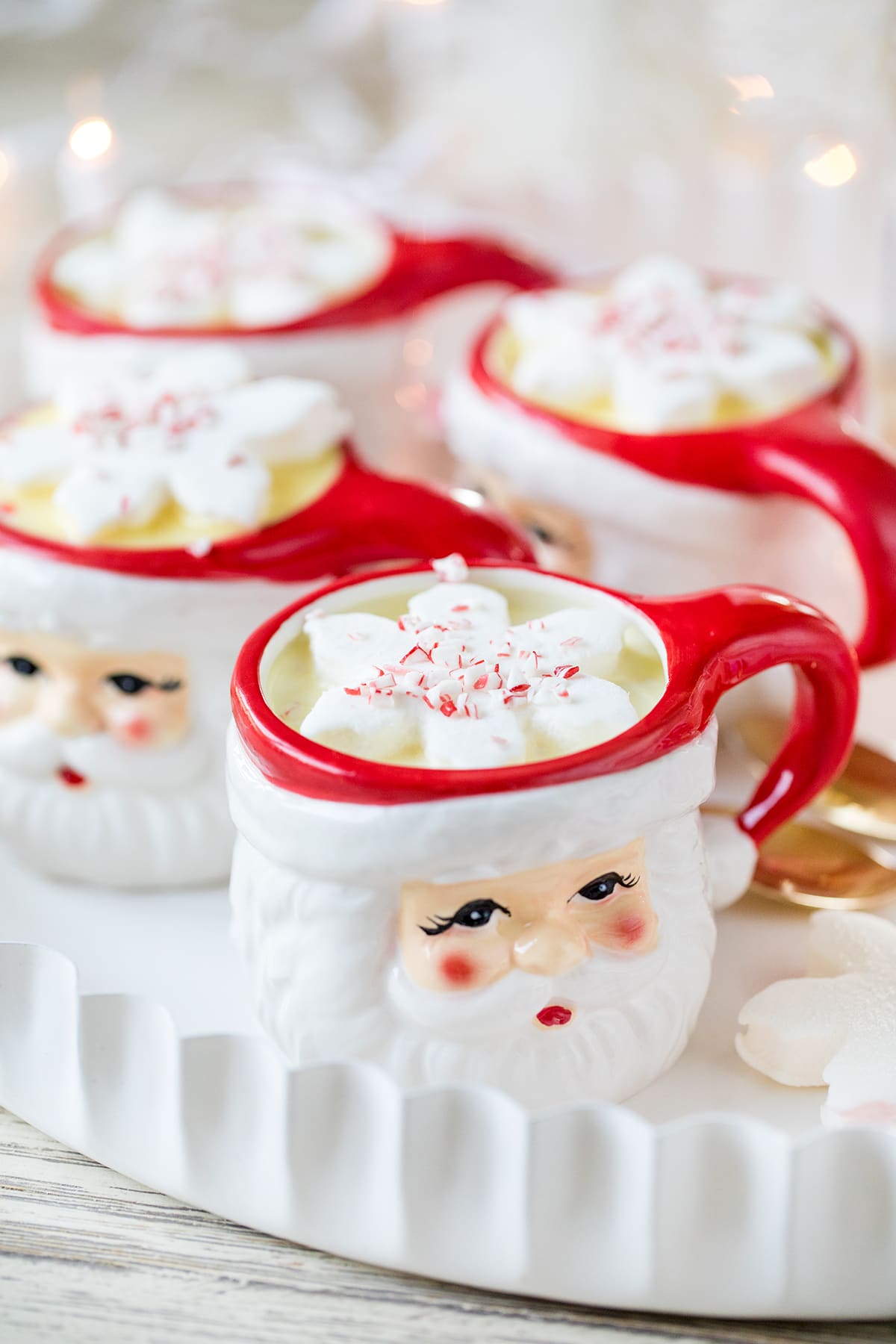 Peppermint White Hot Chocolate