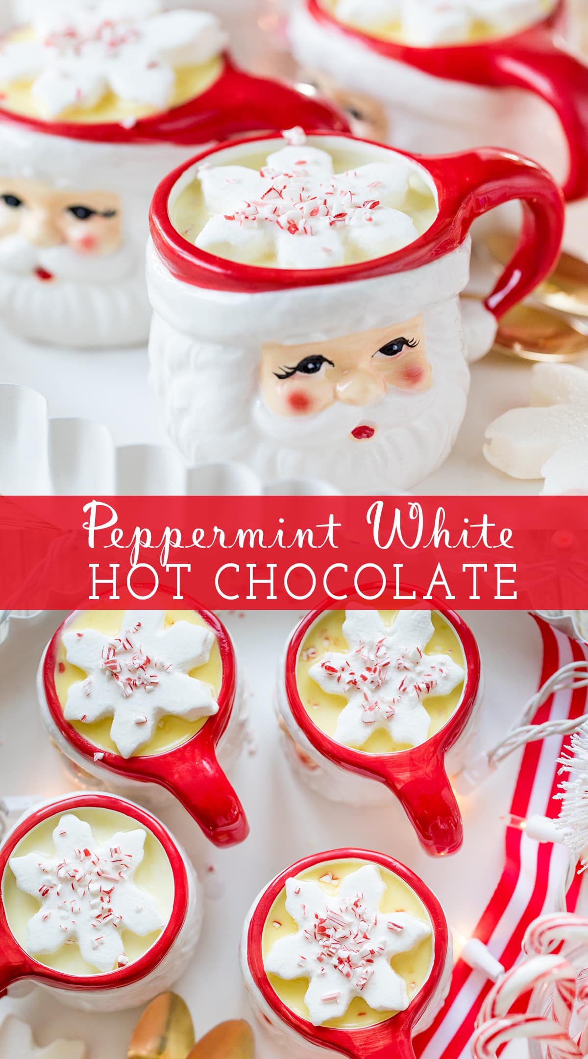 Peppermint White Hot Chocolate