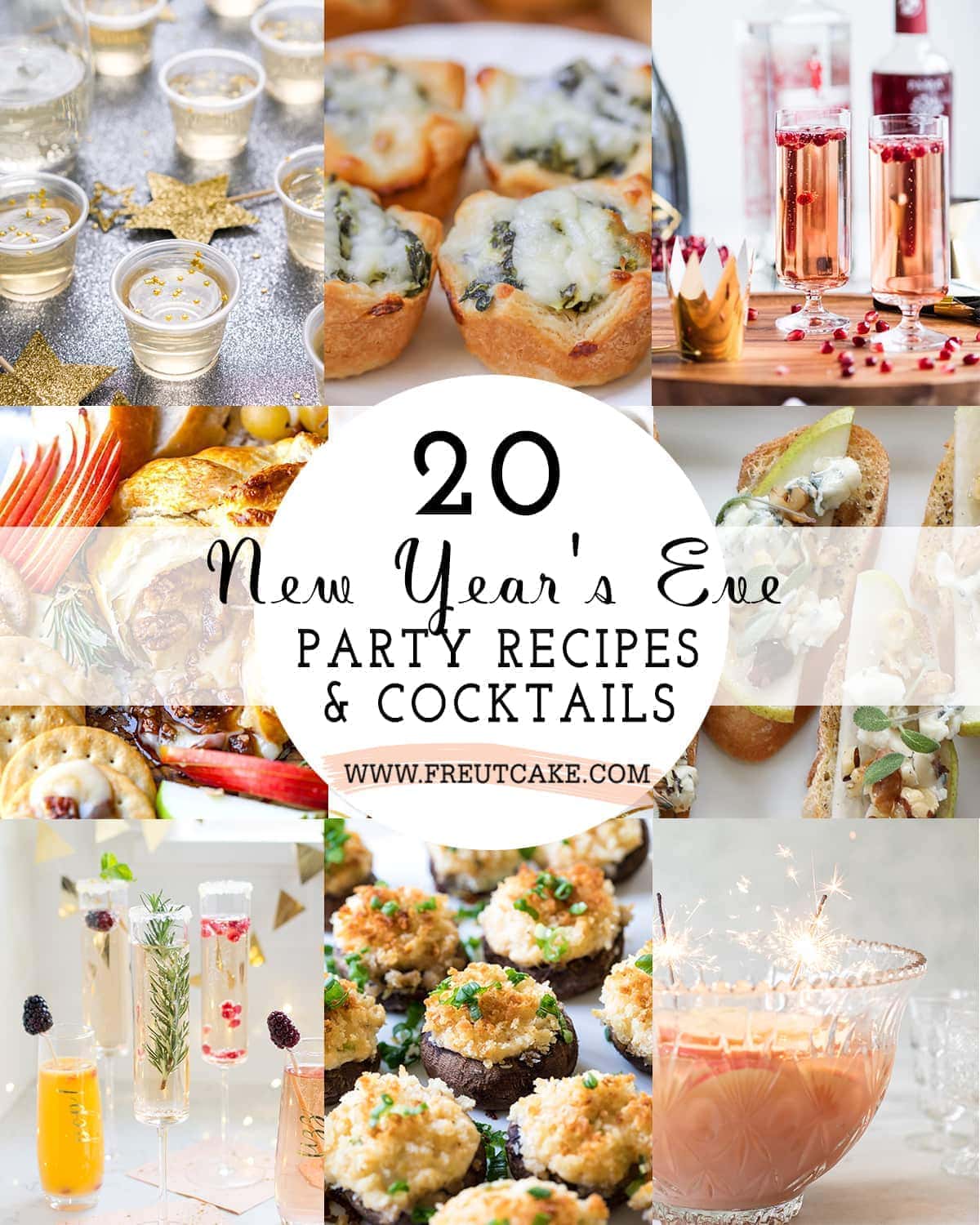 20 NEW YEAR'S EVE PARTY RECIPES AND COCKTAILS