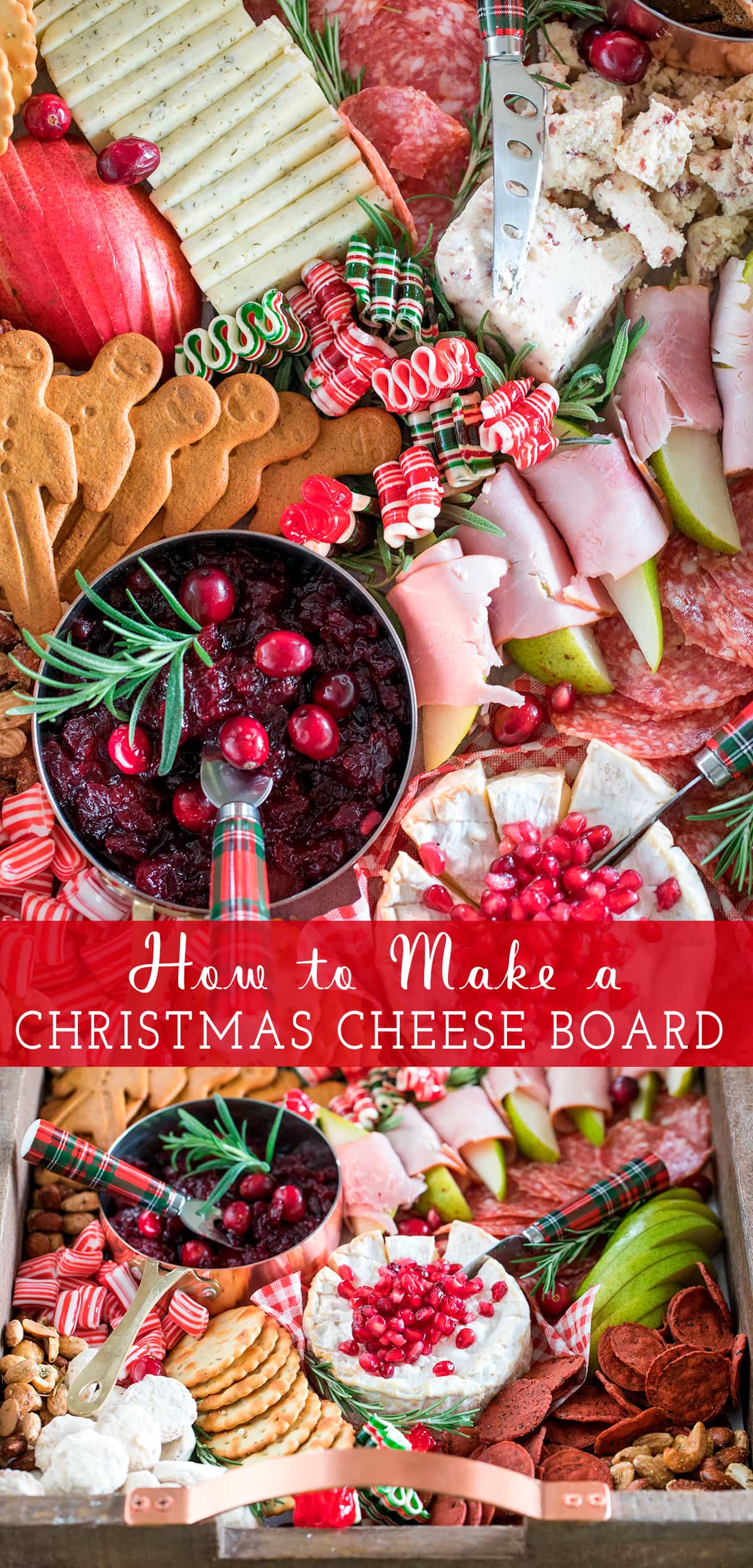 How to Make a Christmas Cheese Board