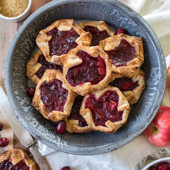 Easy Cranberry Apple Tarts