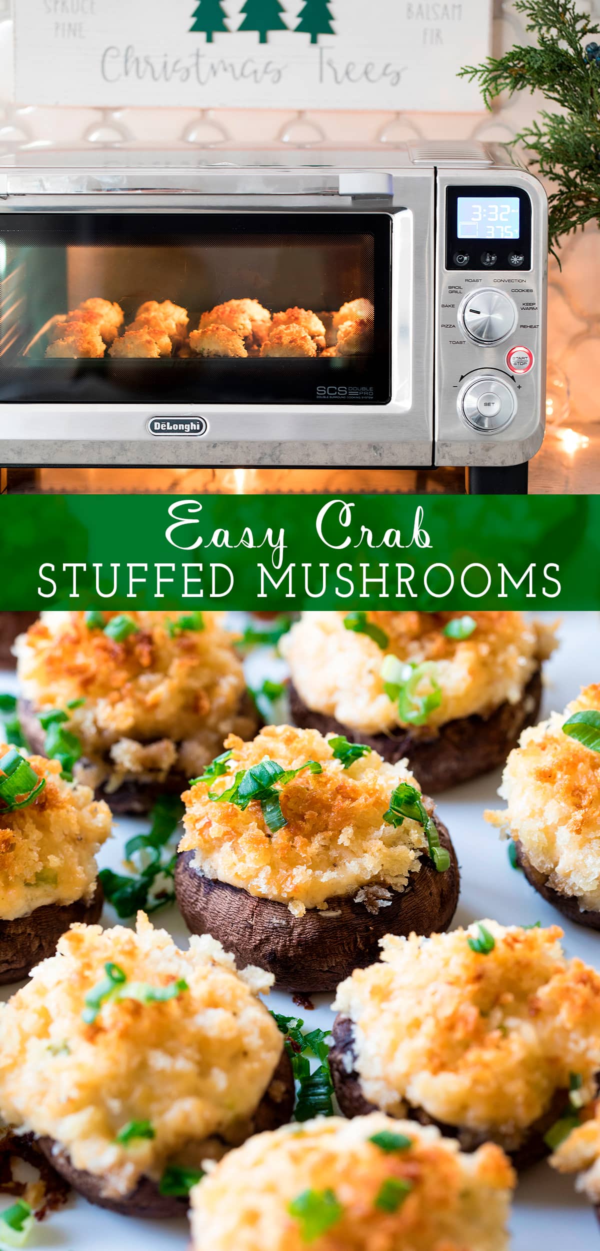 Easy Crab Stuffed Mushrooms