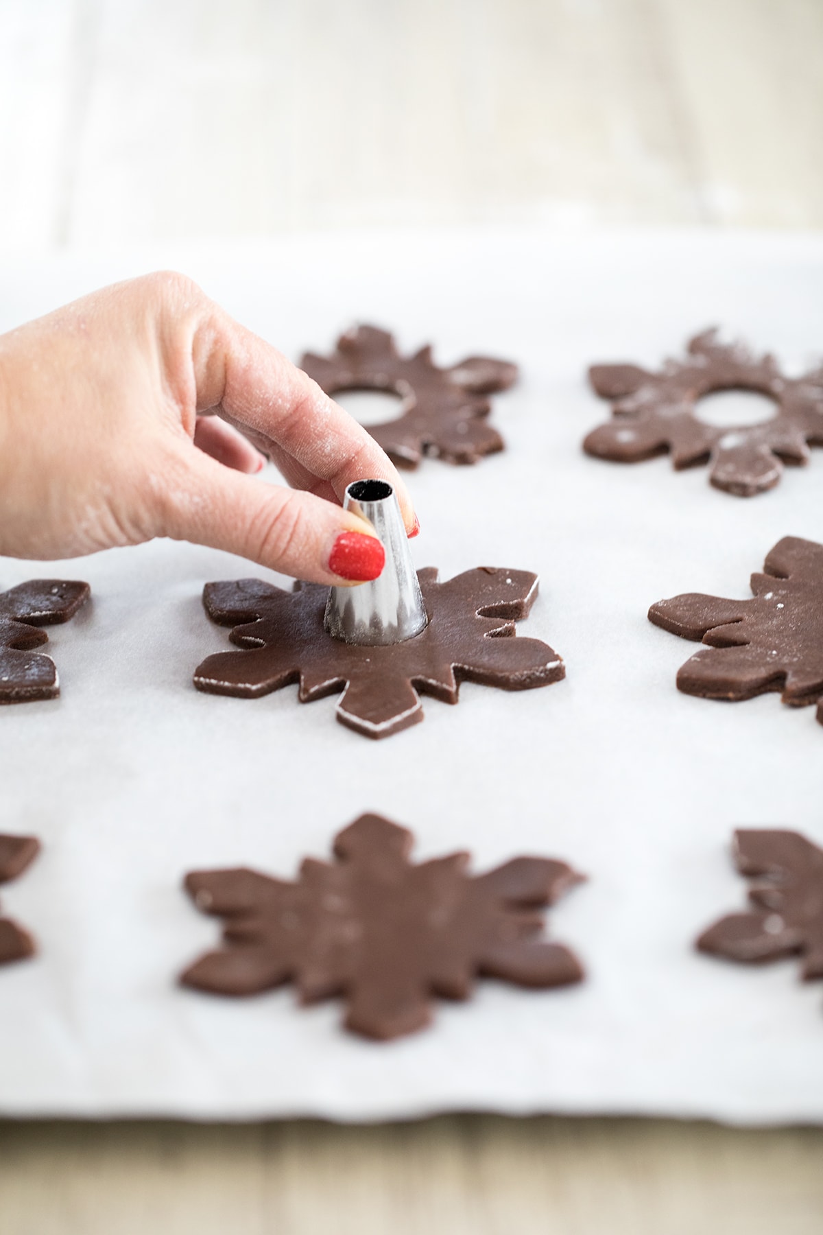 Hot Chocolate Marshmallow Linzer Cookies