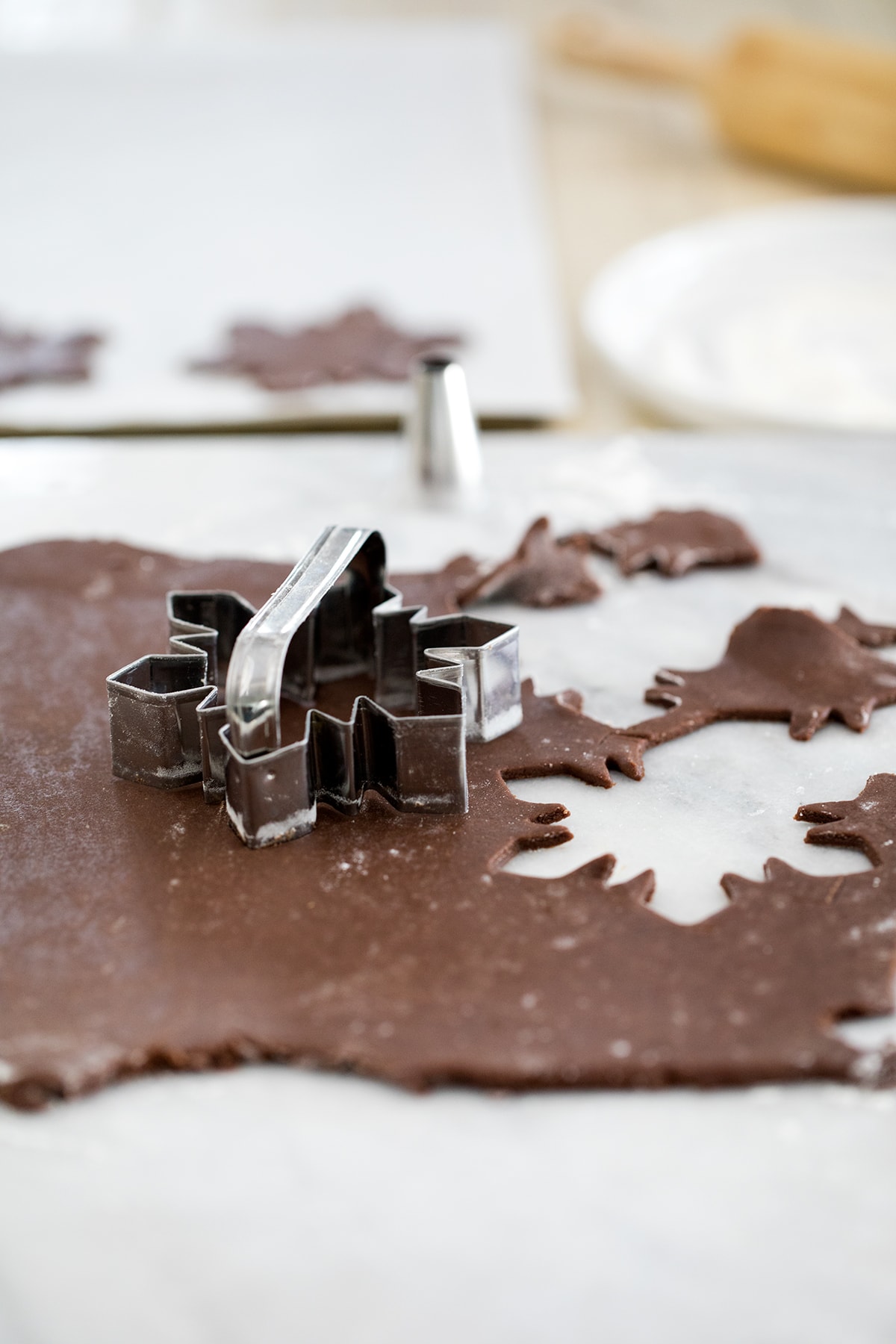 Hot Chocolate Marshmallow Linzer Cookies