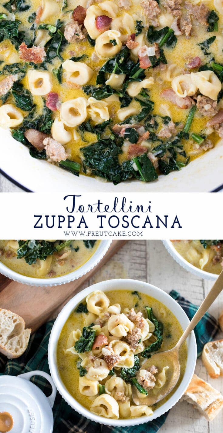 Tortellini Zuppa Toscana • Freutcake