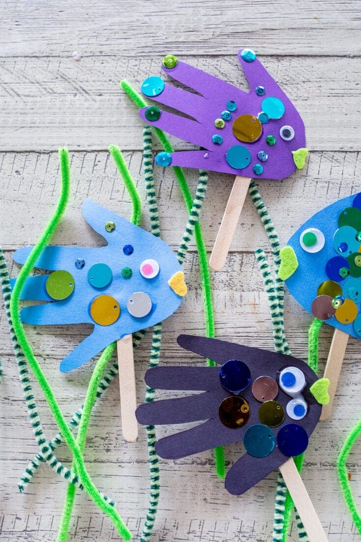 Fish deals finger puppet