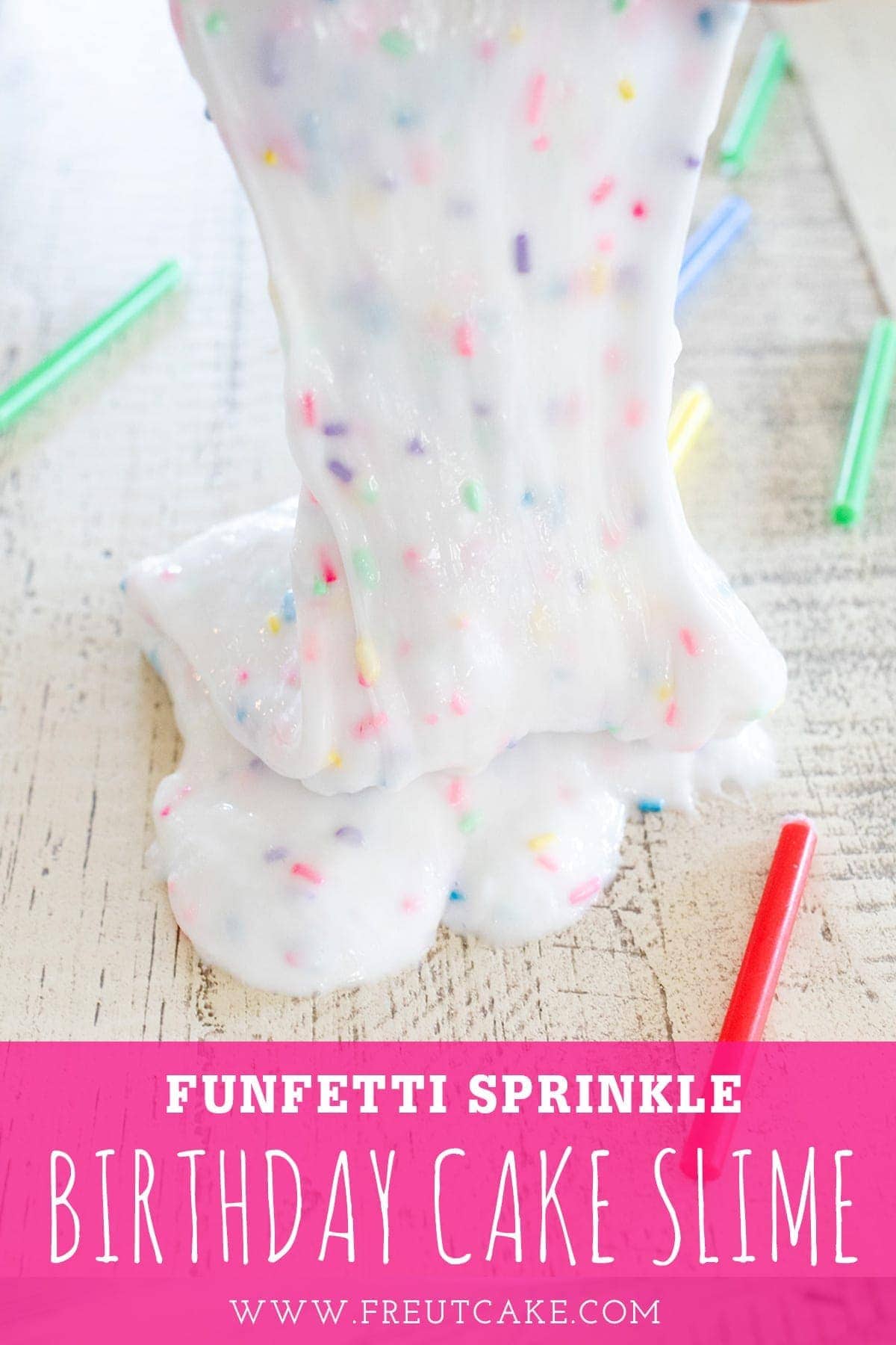 Funfetti Birthday Cake Slime • Freutcake