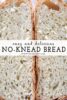 No Knead Bread Recipe with just 4 Ingredients!