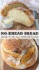 No Knead Bread Recipe with just 4 Ingredients!