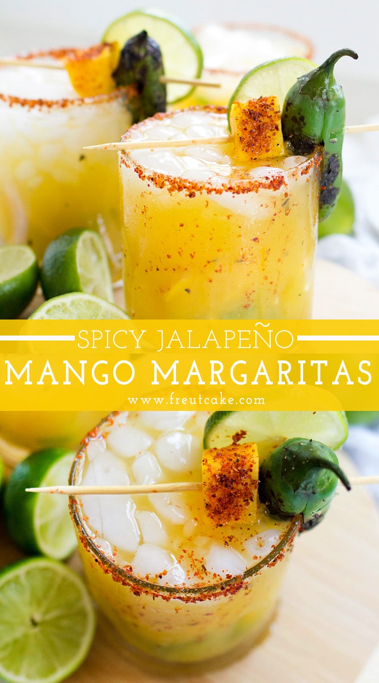 Delicious Spicy Mango Jalapeño Margarita • Freutcake