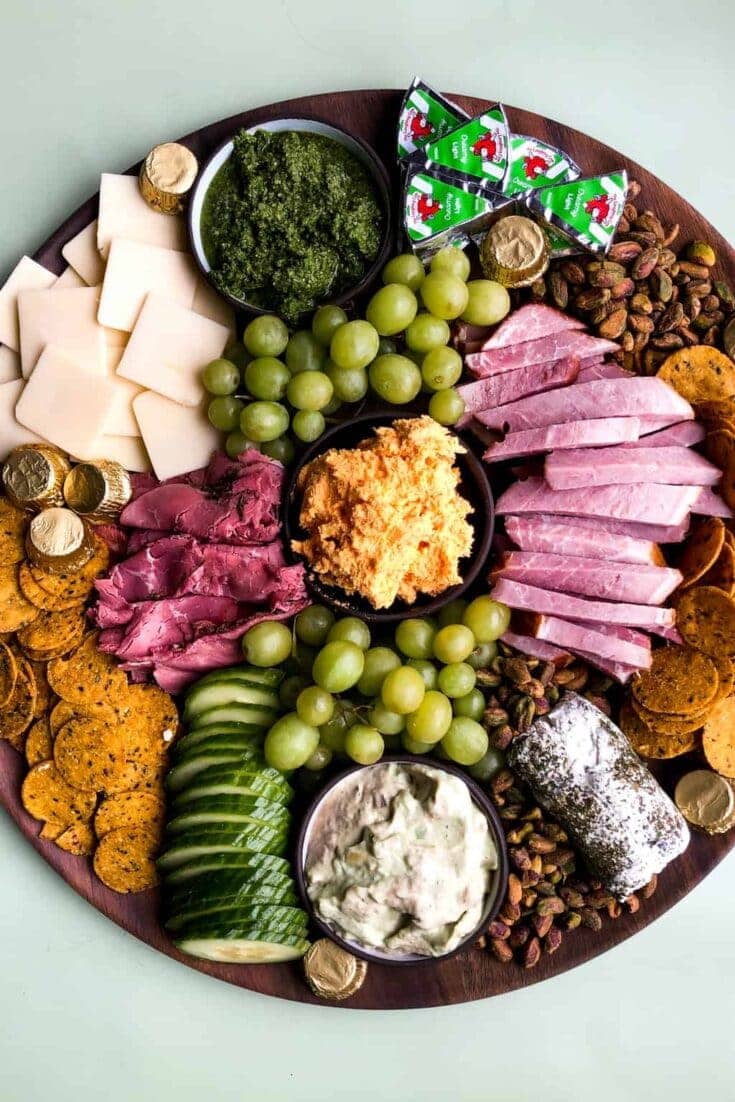 Holiday Cheese Board {Charcuterie Board} - Two Peas & Their Pod