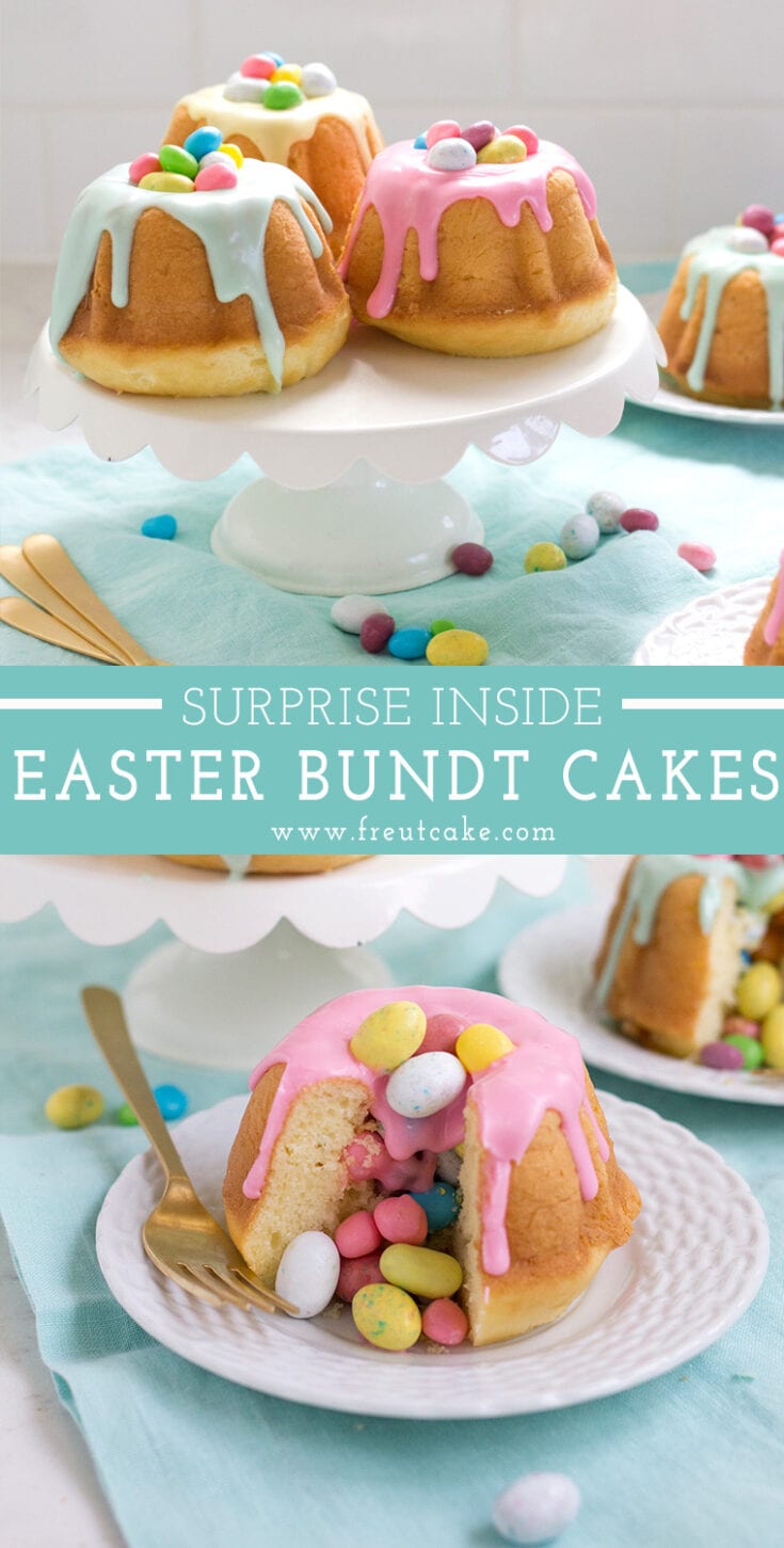 Spring Mini Bundt Cakes - A Day In Candiland