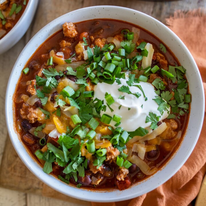 Turkey Black Bean Chili