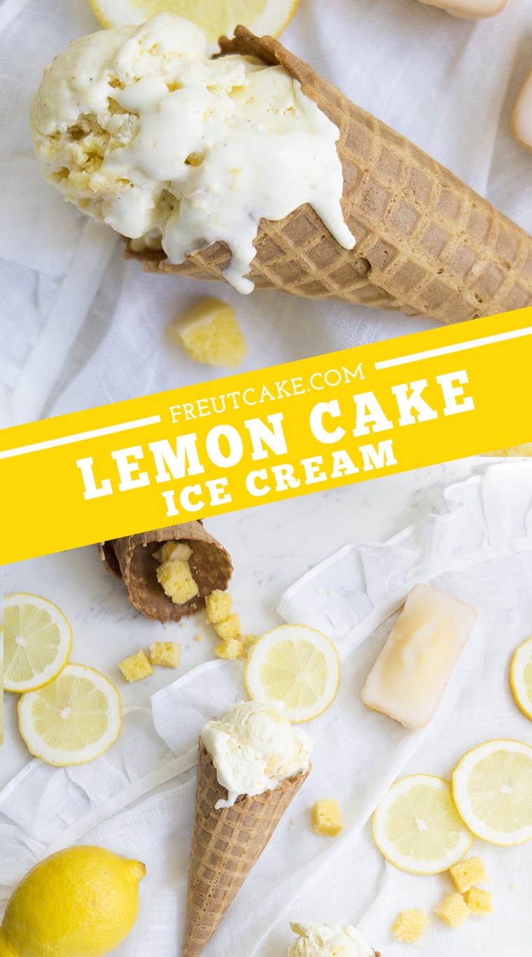 Lemon Cake Ice Cream