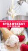 Easy No Churn Strawberry Ice Cream