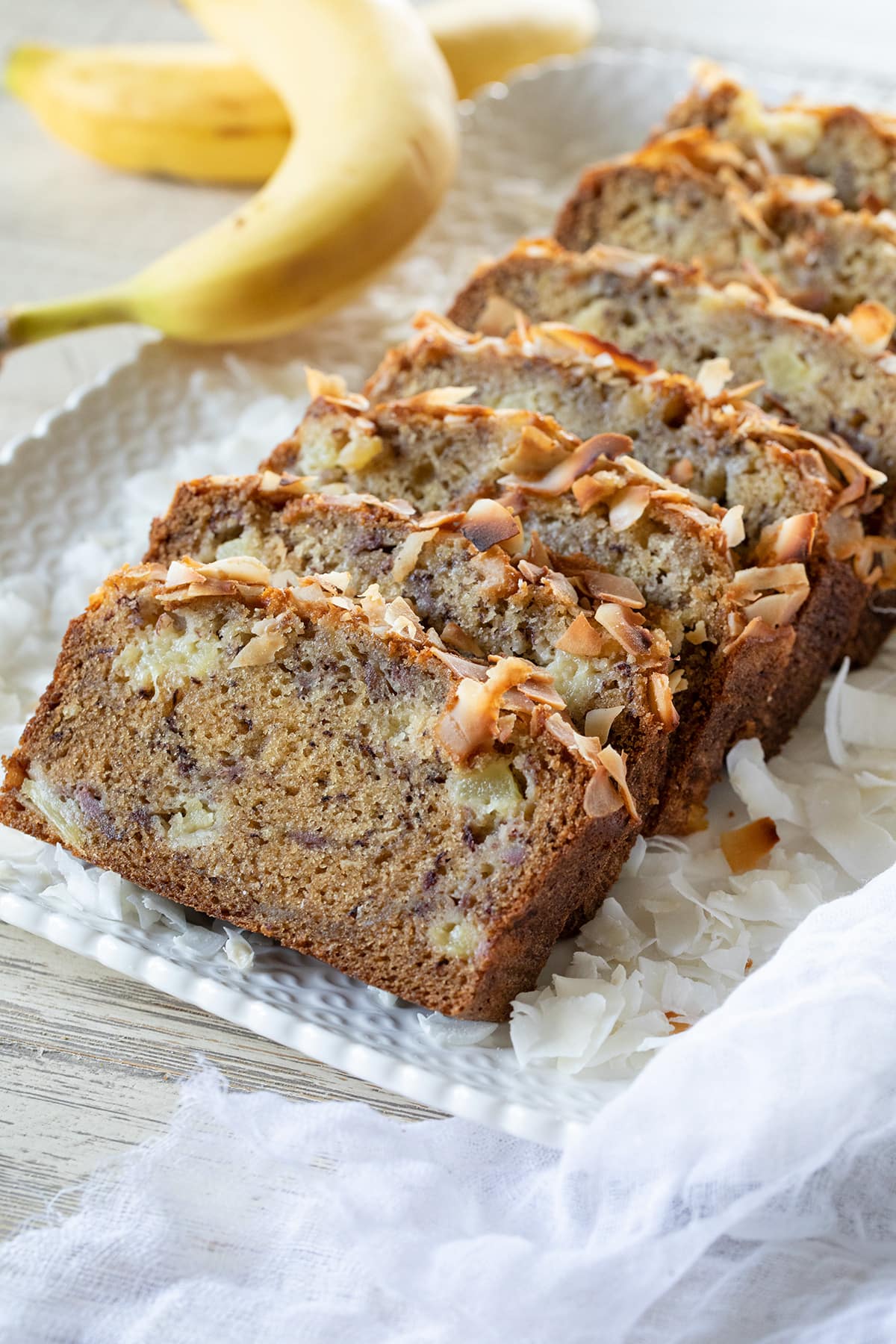 Pineapple Coconut Banana Bread