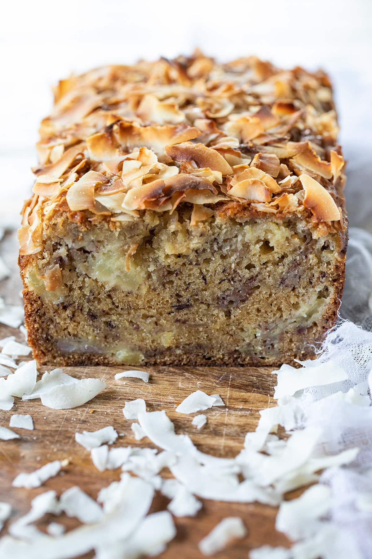 Pineapple Coconut Banana Bread