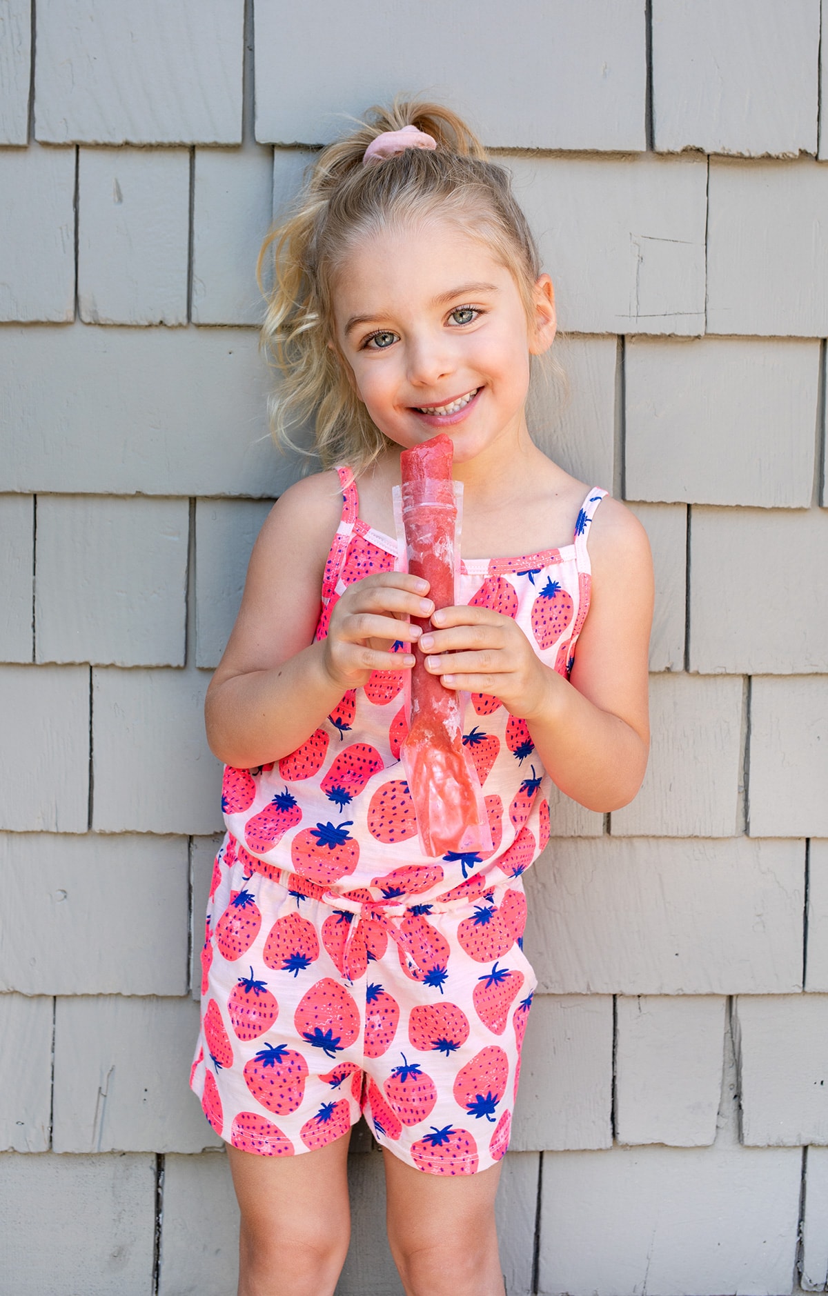 Strawberry Rhubarb Sorbet Pops