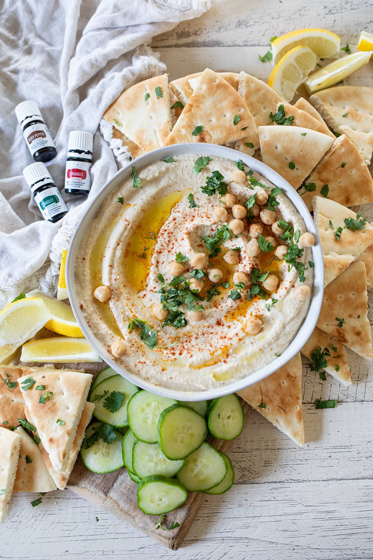 Creamy Coriander Hummus