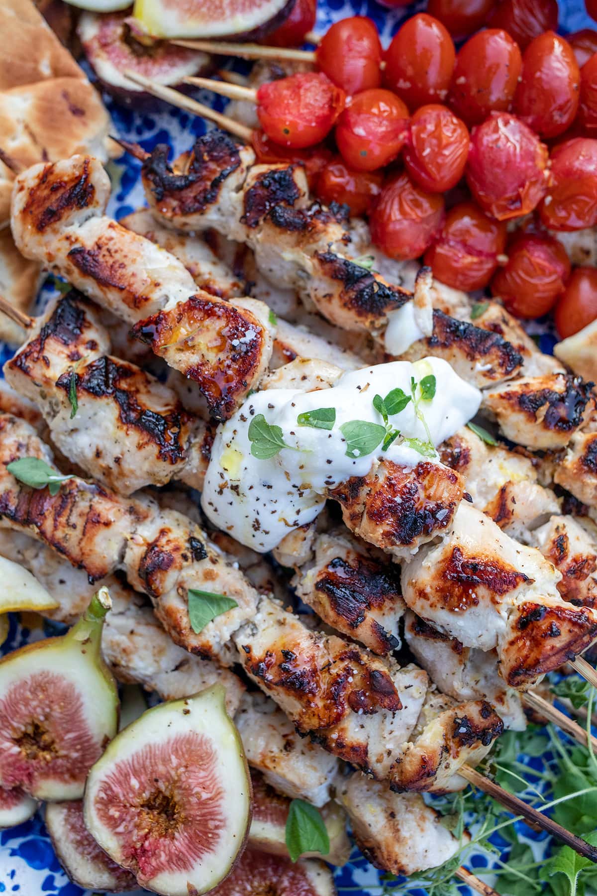 Marinated Greek Yogurt Chicken Skewers are perfect for grilling!