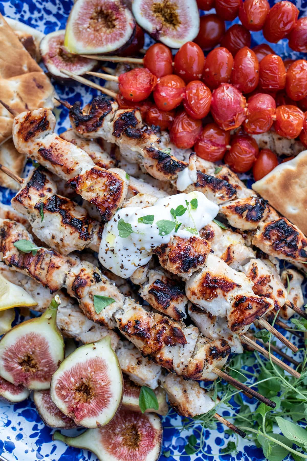 Marinated Greek Yogurt Chicken Skewers are perfect for grilling!