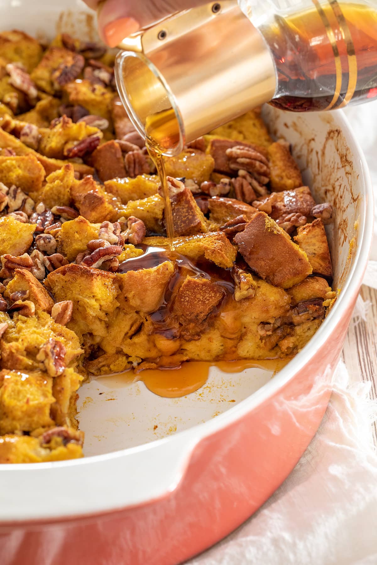 Baked Pumpkin Maple French Toast