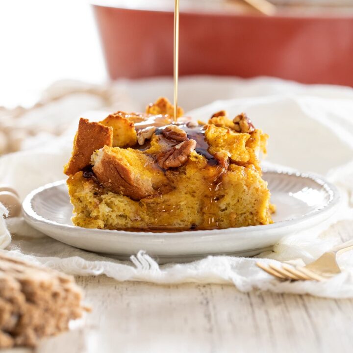 Baked Pumpkin Maple French Toast