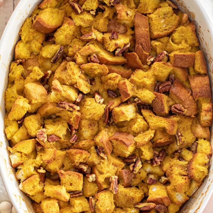 Baked Pumpkin Maple French Toast