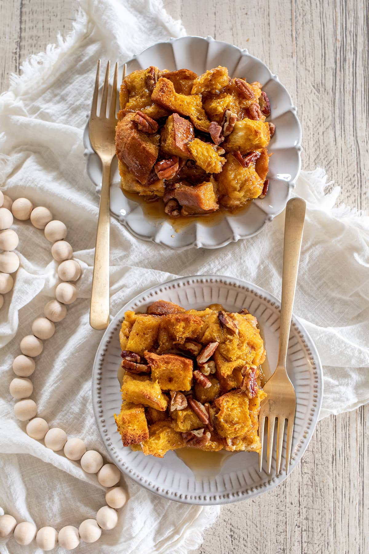 Baked Pumpkin Maple French Toast