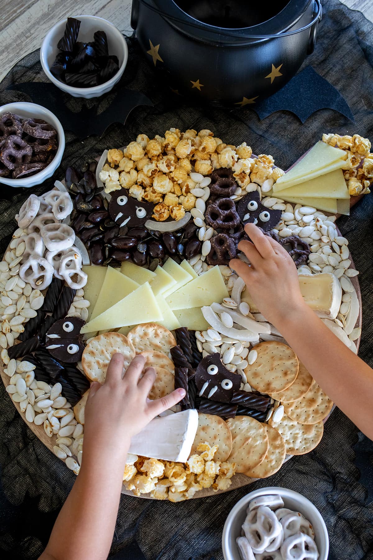 Halloween Bat Snack Board