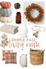 Simple Fall Living Room Decor Ideas