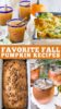 Favorite Fall Pumpkin Recipes