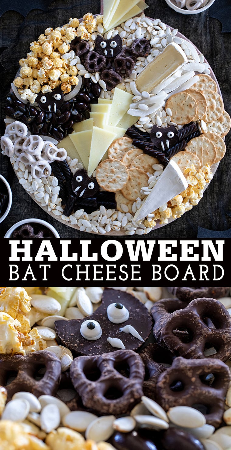 Halloween Bat Snack Board